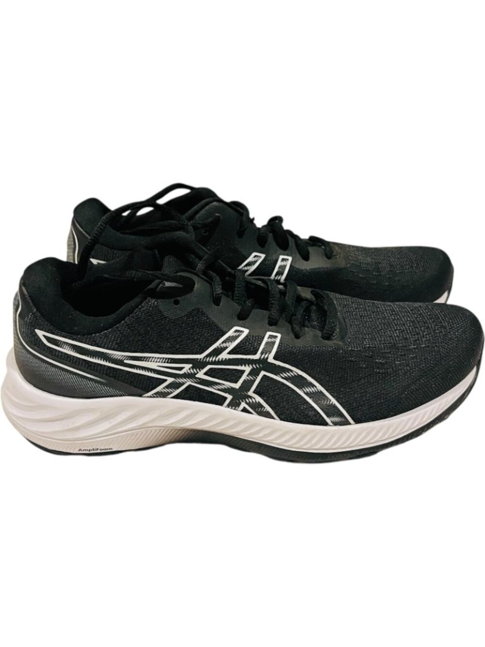 Asics Gel-Excite 9 Shoes - Black & White - Men's Size 7.5 - Picture 7 of 9